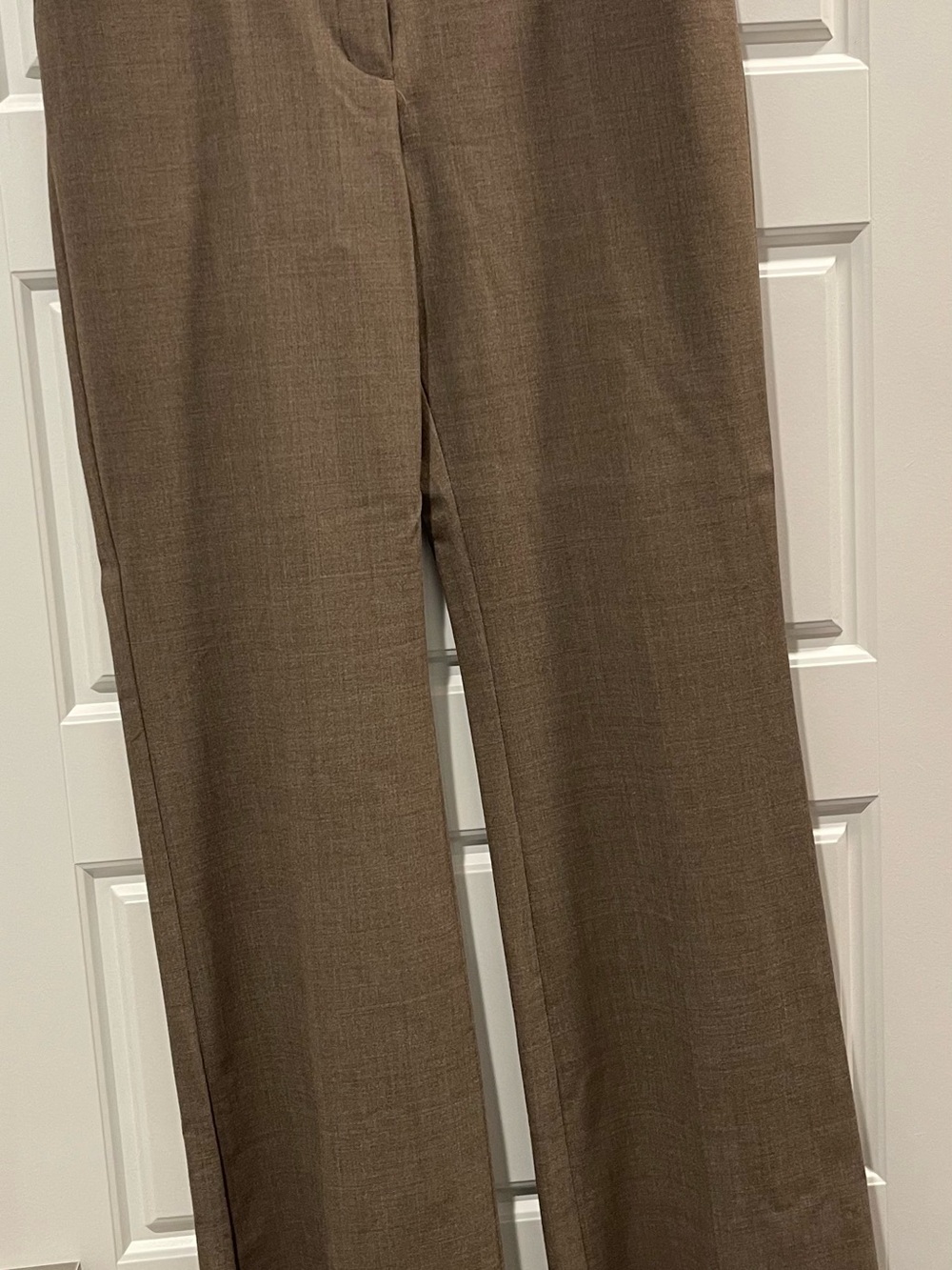 Express Taupe-Brown Boot Cut Trousers